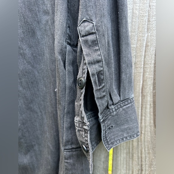 Madewell Black Denim Shirt Dress - Picture 6 of 8